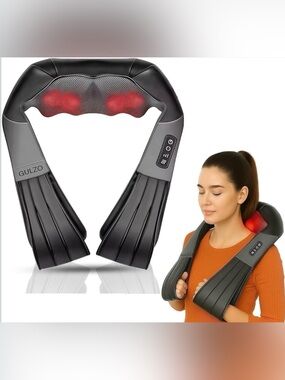 Heated Shiatsu Neck & Shoulder Massager – Relax, Recharge & Relieve Pain